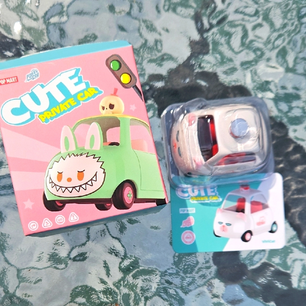 POP MART Cute Private Car - Confirmed VIVICAT 💥